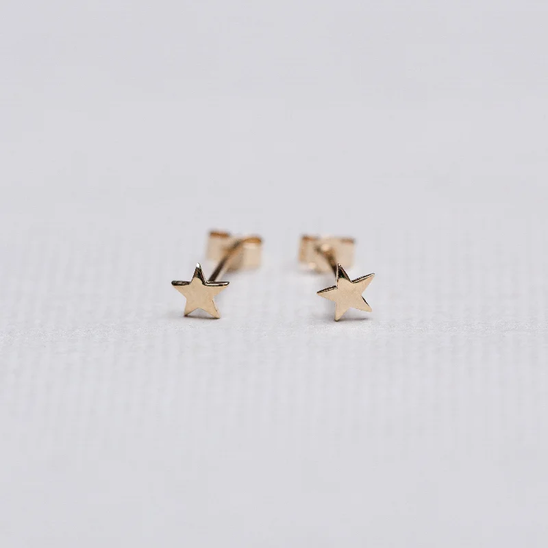 9ct Gold Mini Star Studs