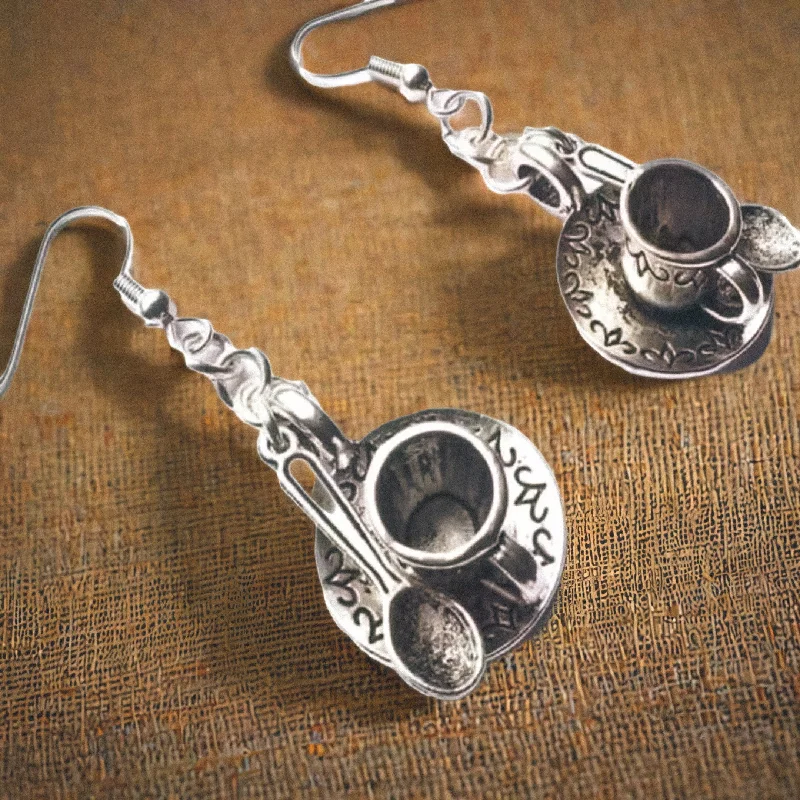 Adorable Tea Cup Earrings