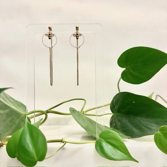 Arch Earrings - Bee in Orbit