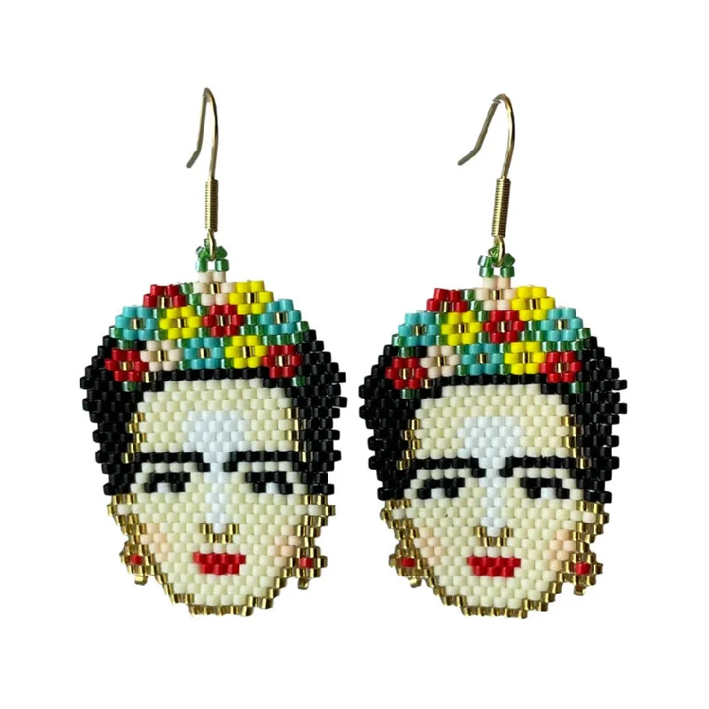 Beaded Frida Earrings