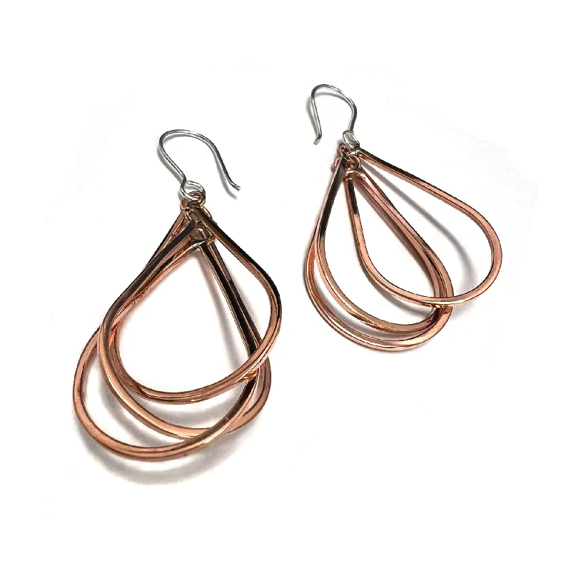 Copper Whisk Earring