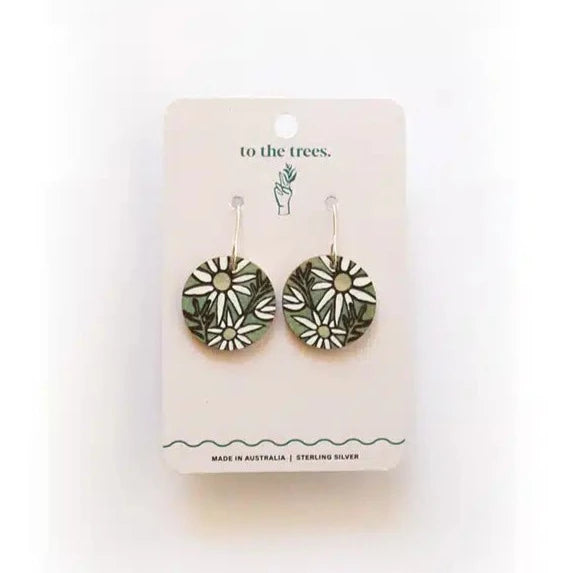 To The Trees Dangles - Flannel Flowers Small