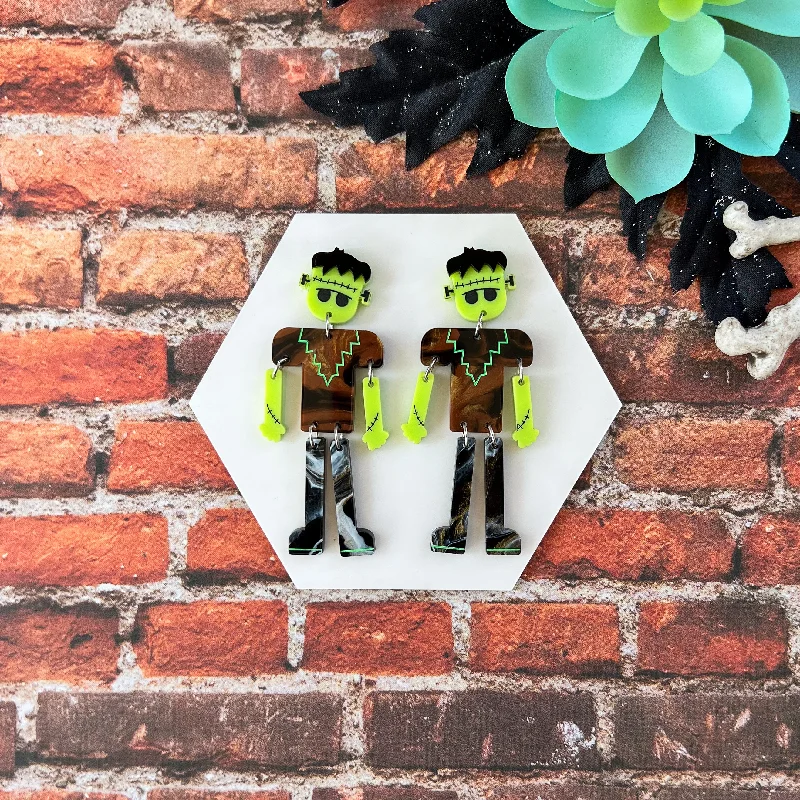 Monster Dangle Earrings