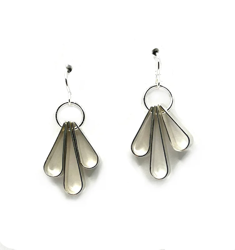 Inteplei Teardrop Leaf Earring