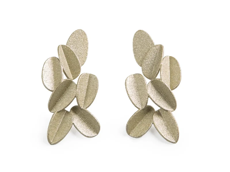 Metallic Leaves Earrings