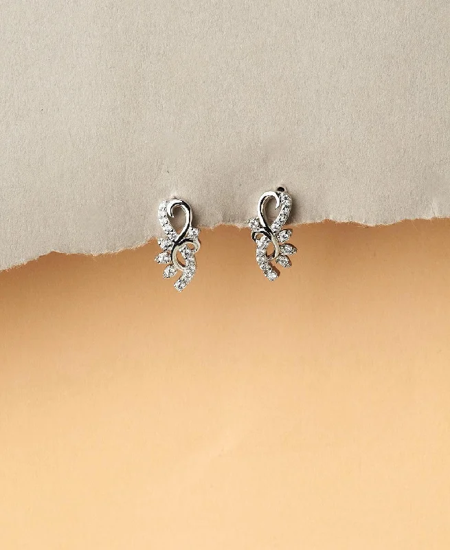 Pretty Silver Stud Earring