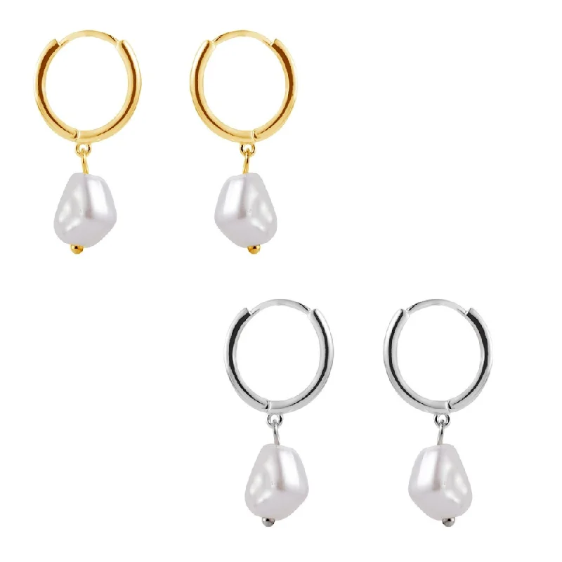 Sterling Silver Earrings - Freshwater Pearl