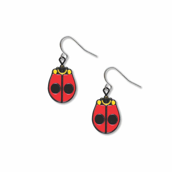 Charley Harper Ladybug Earrings