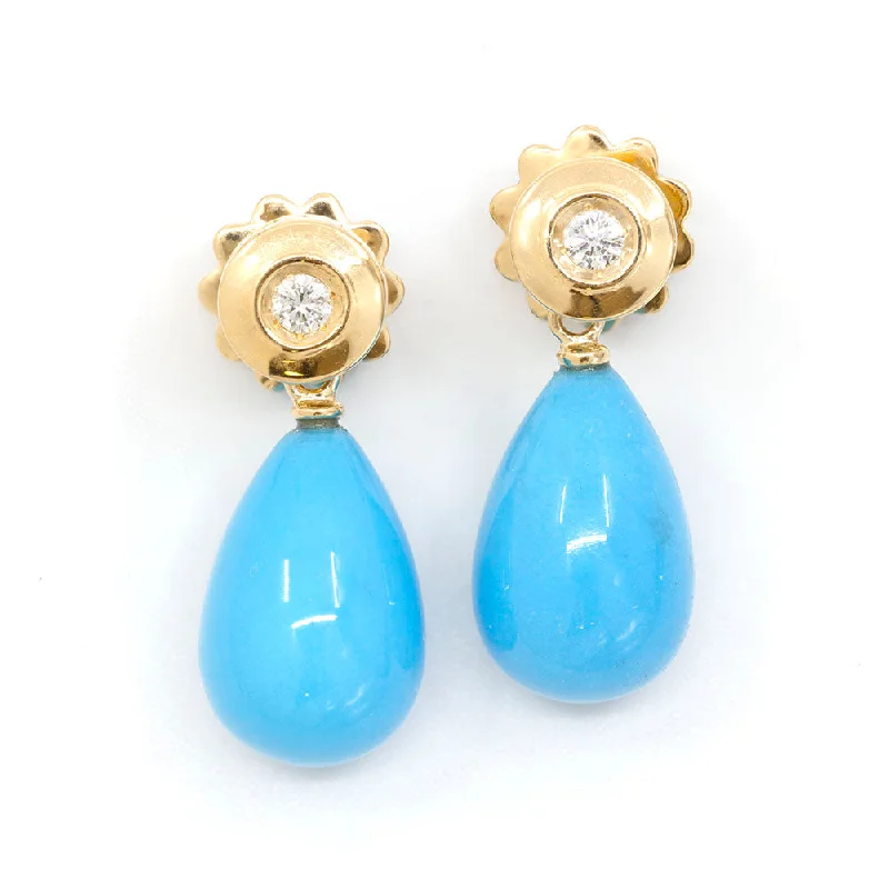 Turquoise Drop Earring