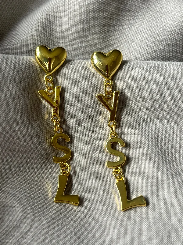 Yila Lettered Drop Earring