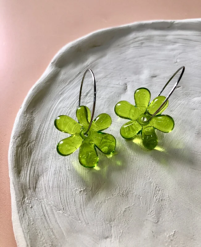 Lime Green with Gold Hoop