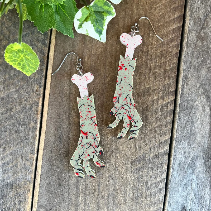 Zombie Hand Earrings