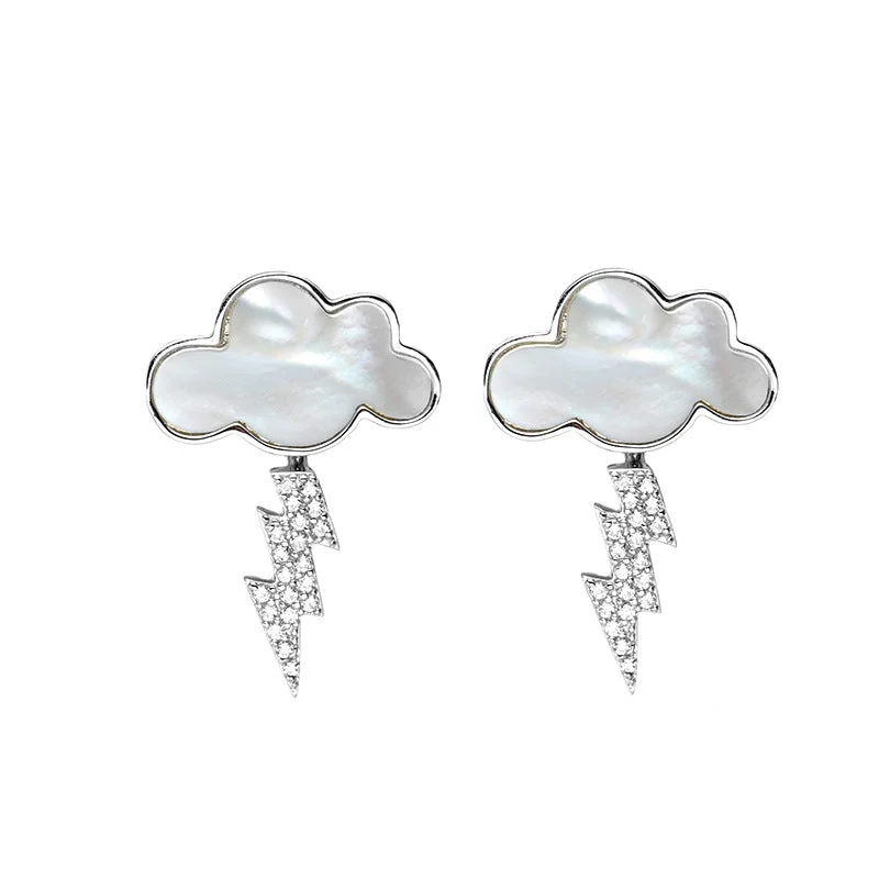 Cloud Lightning Earrings