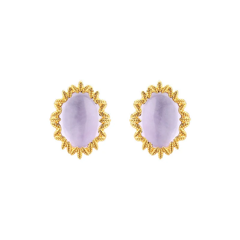 Amethyst earrings