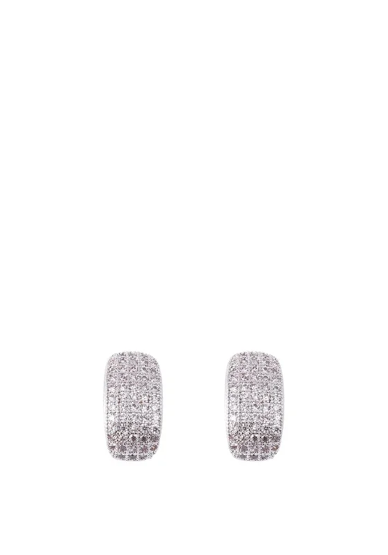 Knight & Day Valentina Stud Earrings, Silver