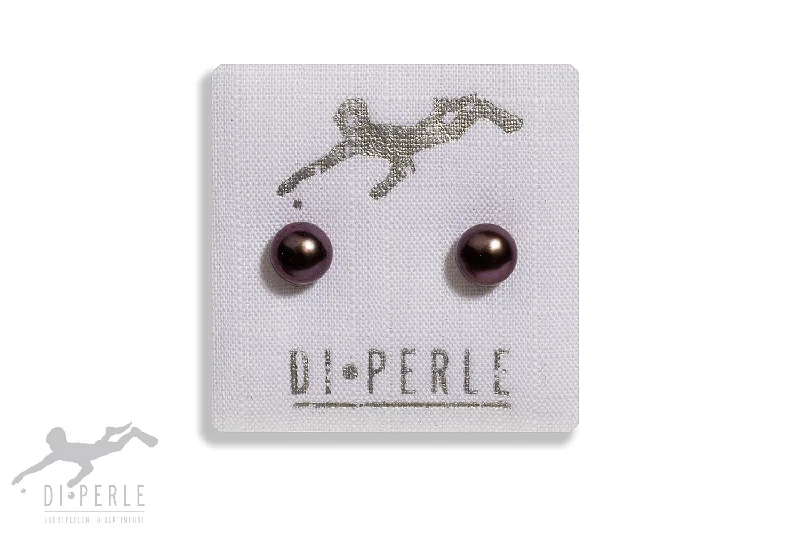 Peacock pearl stud earrings 37402