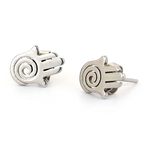 SEXY SPARKLES stainless steel stud earrings for girls teens women Hypoallergenic