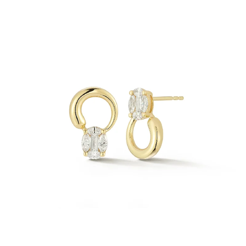 The Iris Illusion Stud Earrings