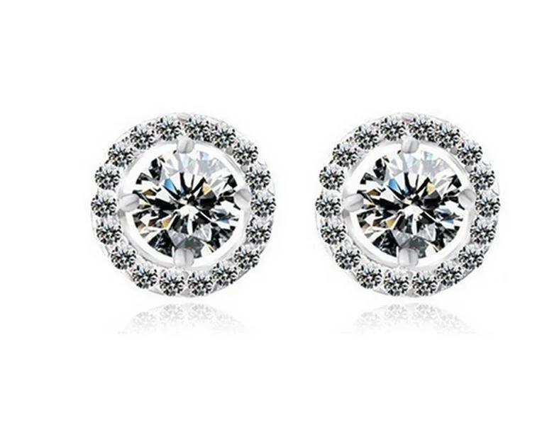 Zircon Stud Earrings