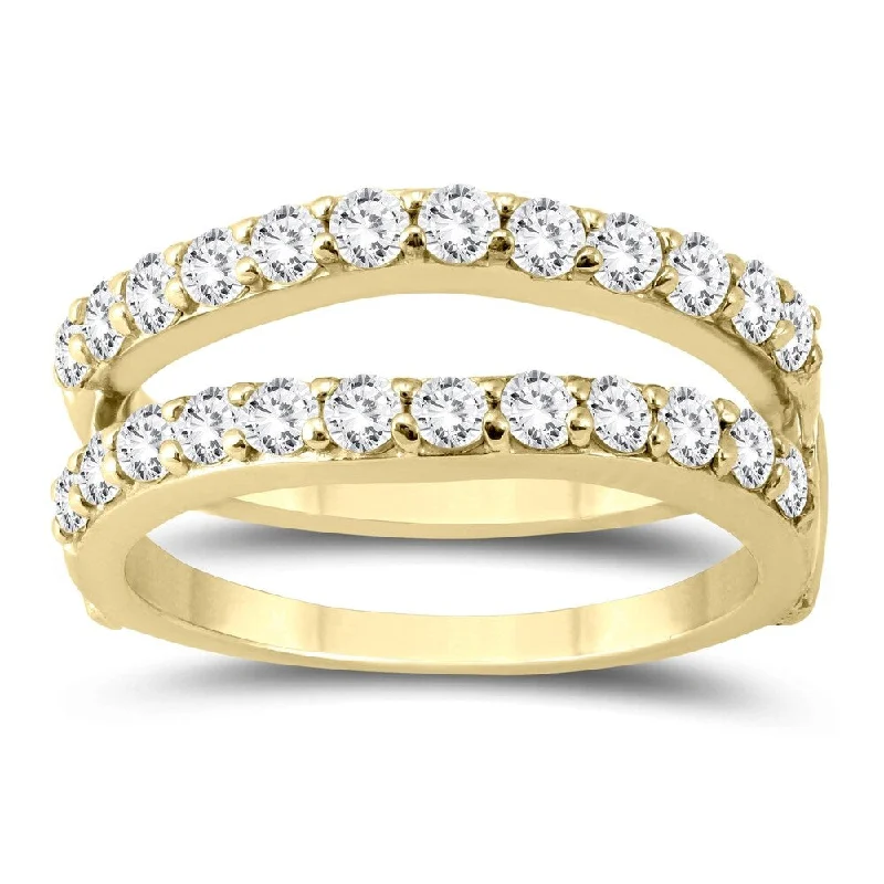 1 Carat TW Diamond Insert Ring in 14K Yellow Gold