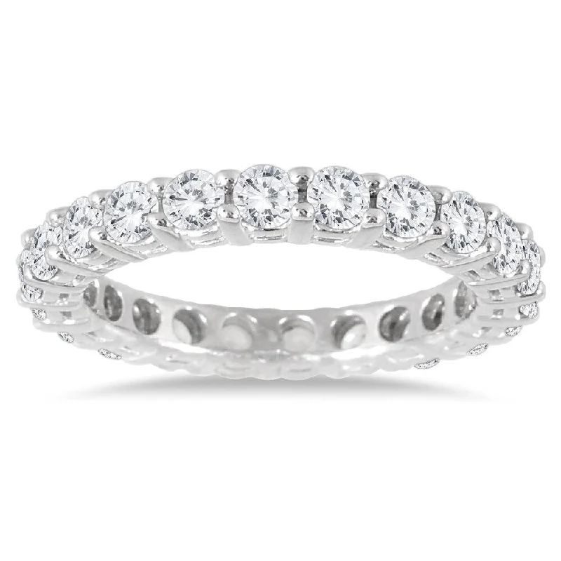 2 Carat TW Diamond Eternity Band in 14K White Gold