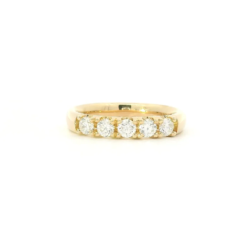 Classic Yellow Gold Julianna Diamond Band