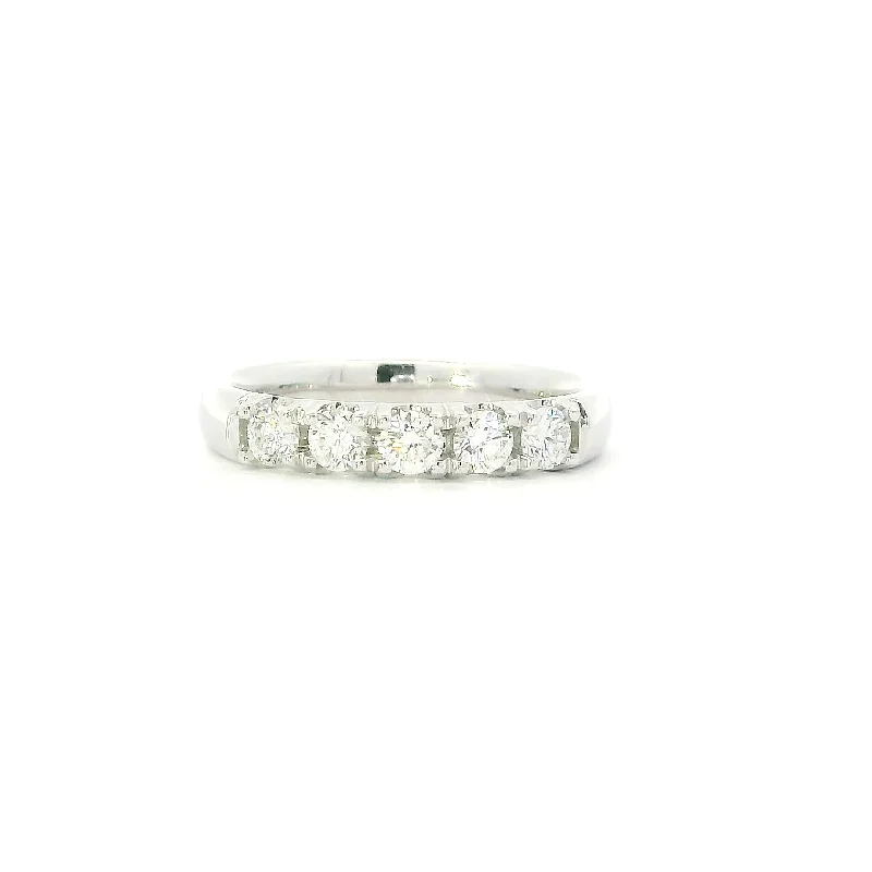 Elegant Julianna Diamond Ring in White Gold