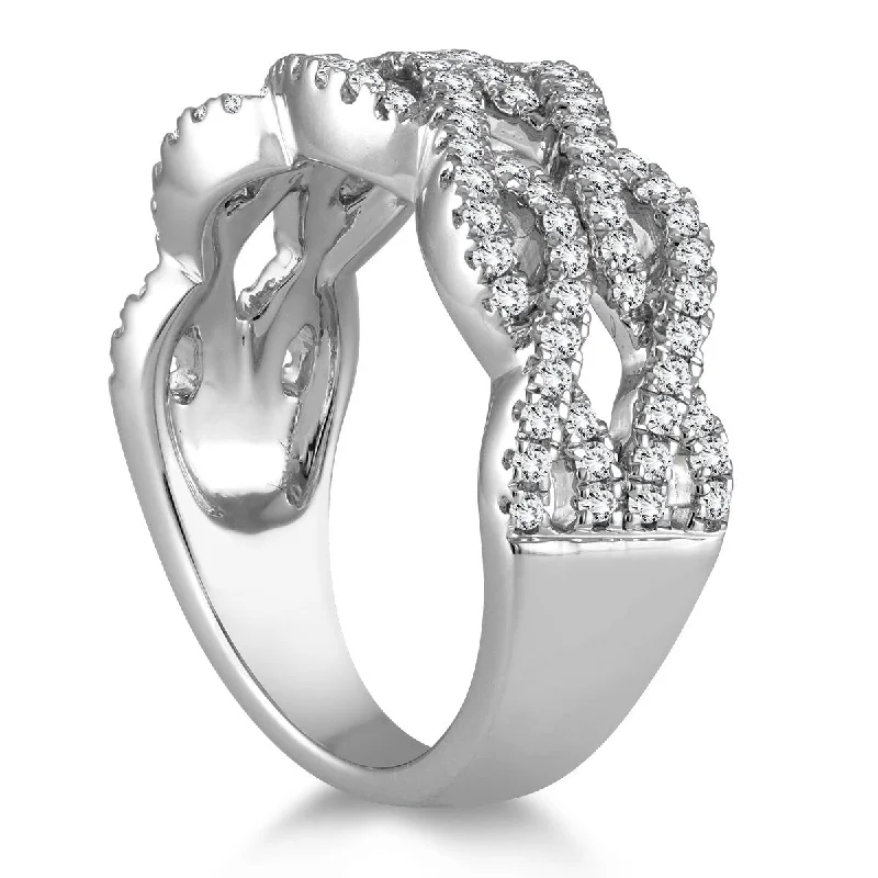 Marquee 5/8 Carat TW Diamond Fashion Ring in 10K White Gold