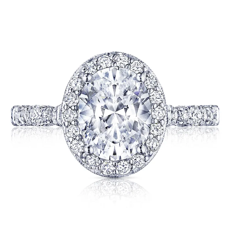 Oval Bloom Engagement Ring