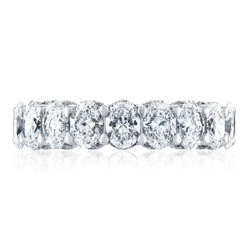 Oval Cut Diamond Eternity Band