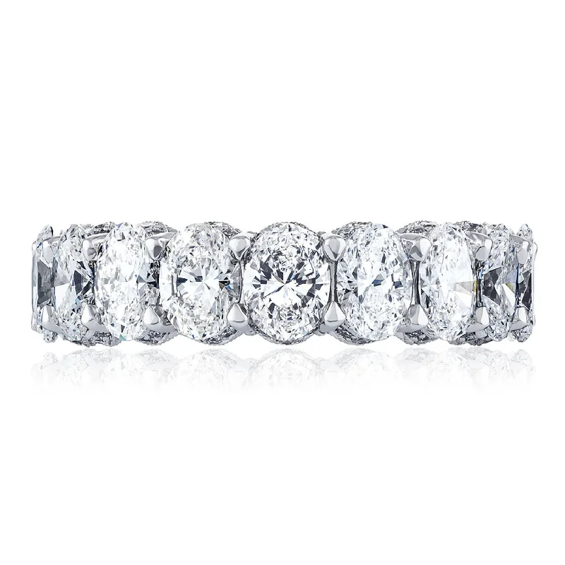 Oval Cut Diamond Eternity Band