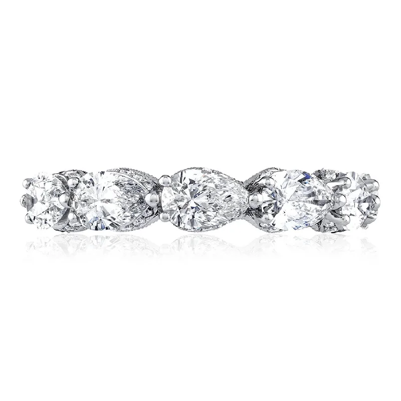 Pear Cut Diamond Eternity Band