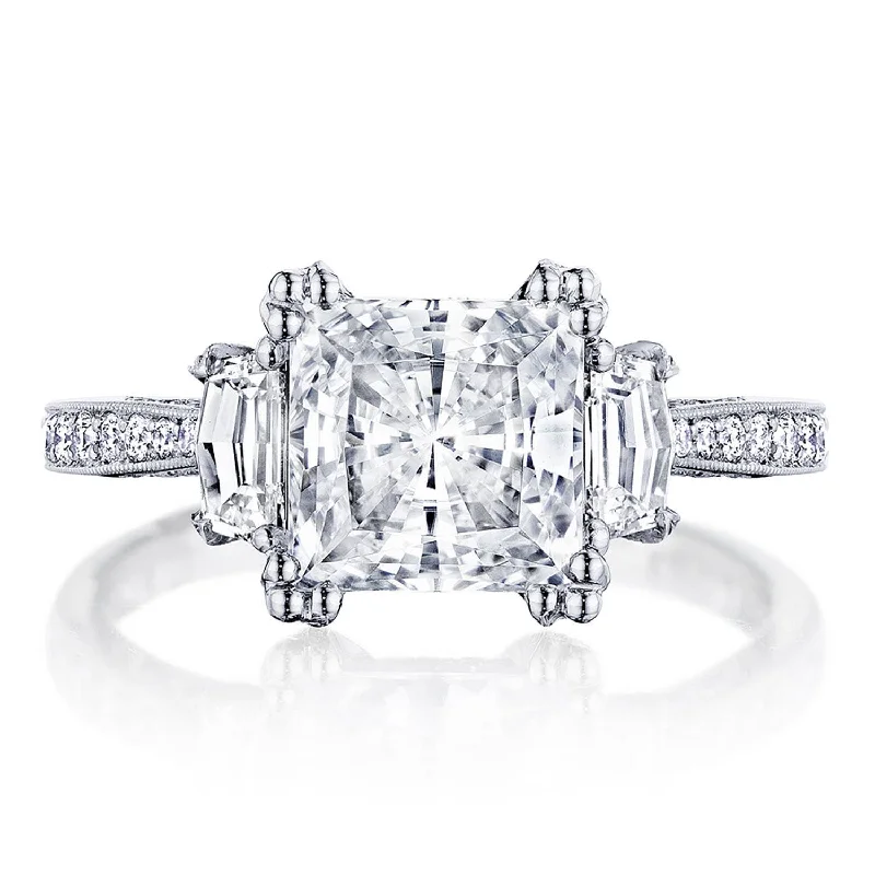 Princess 3-Stone Engagement Ring