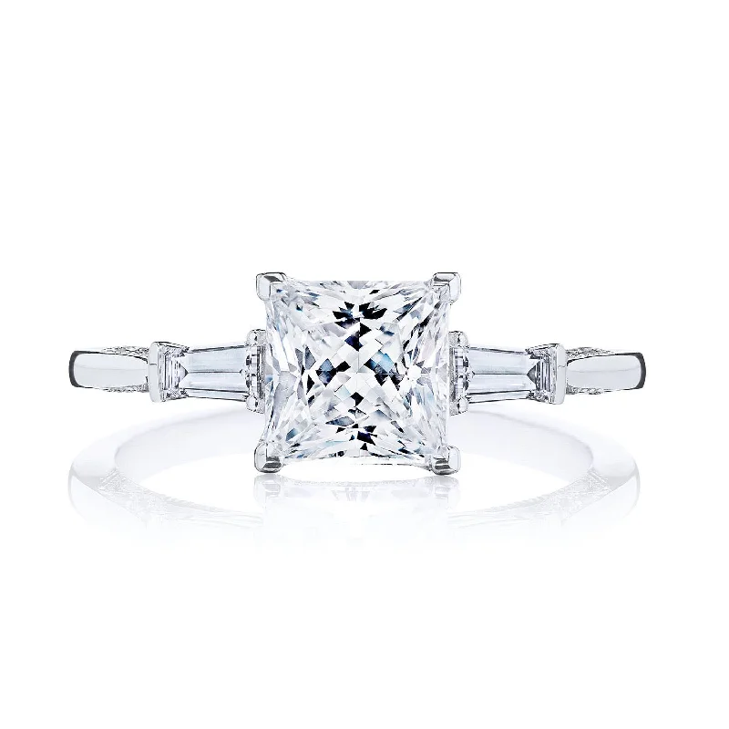 Princess 3-Stone Engagement Ring