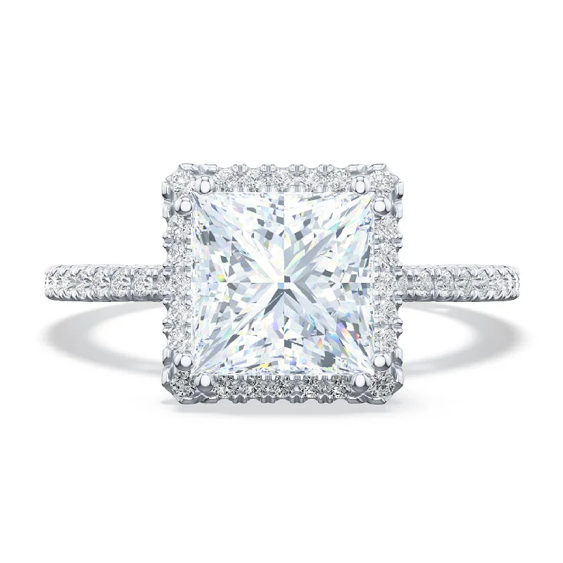 Princess Bloom Engagement Ring