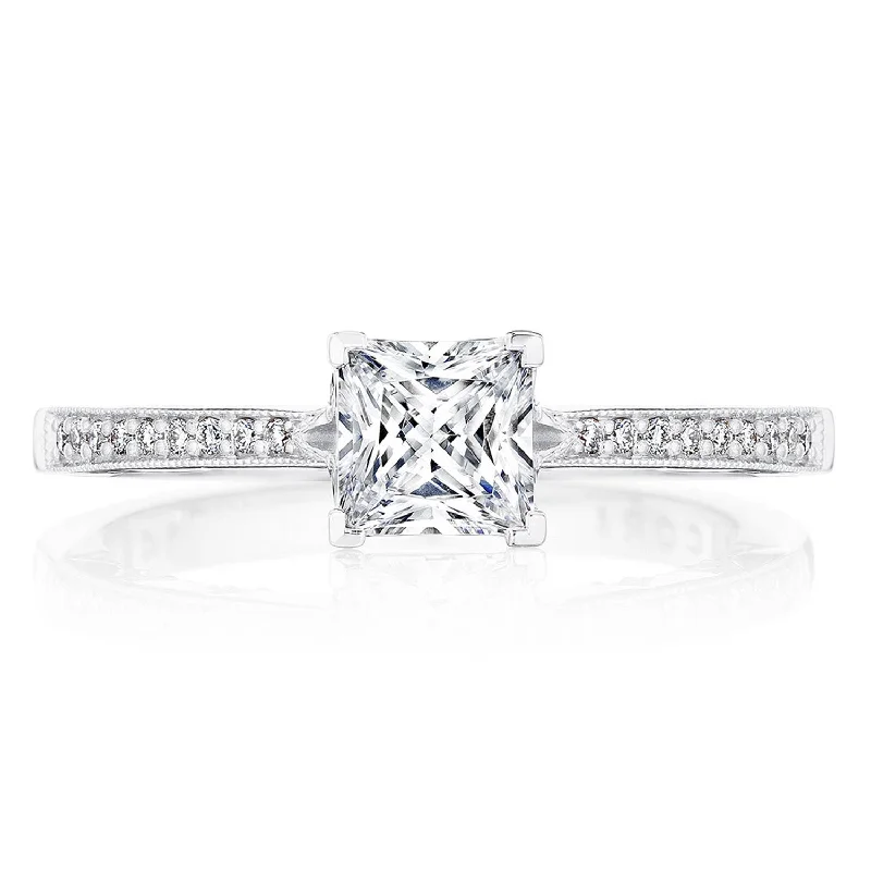 Princess Solitaire Engagement Ring