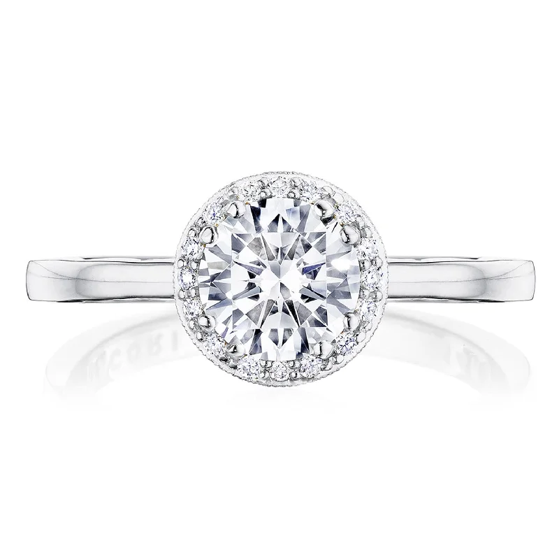 Round Bloom Engagement Ring