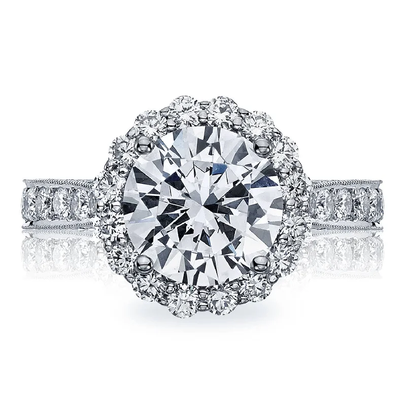 Round Bloom Engagement Ring