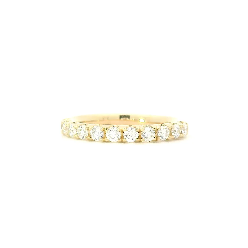 Yellow Gold Julianna Half-Eternity Diamond Band