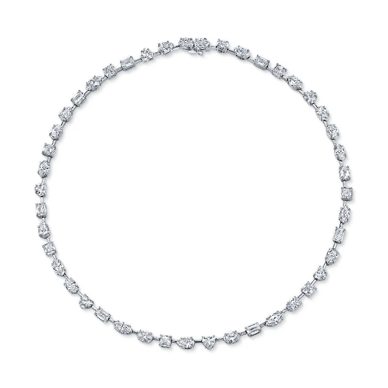 23.16ctw Mix Shaped Diamond Necklace