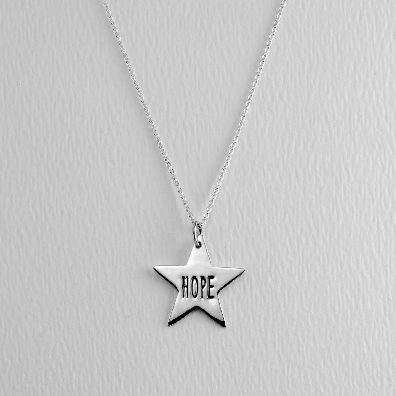 Hope Star Sterling Silver Necklace