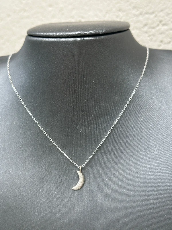 Hammered Moon Necklace