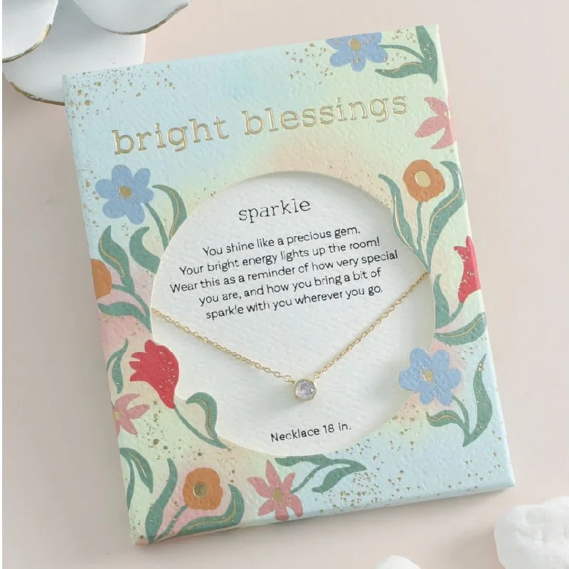 Bright Blessings Neck-Single Crystal Gold