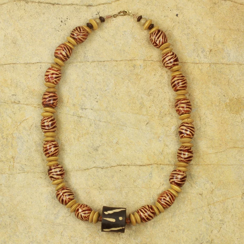 Desert Bird Beaded Necklace