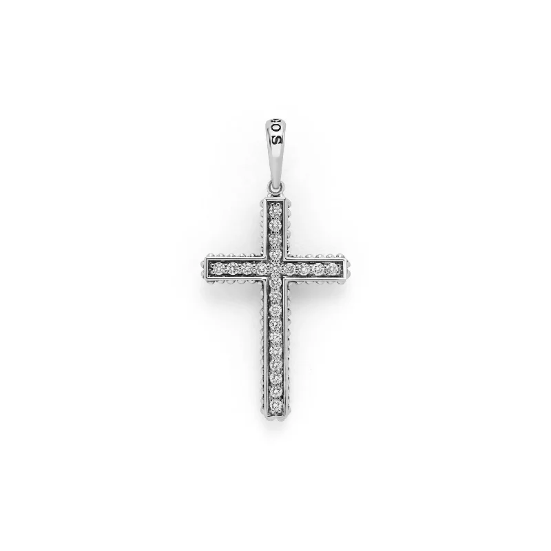 Diamond Cross Amulet