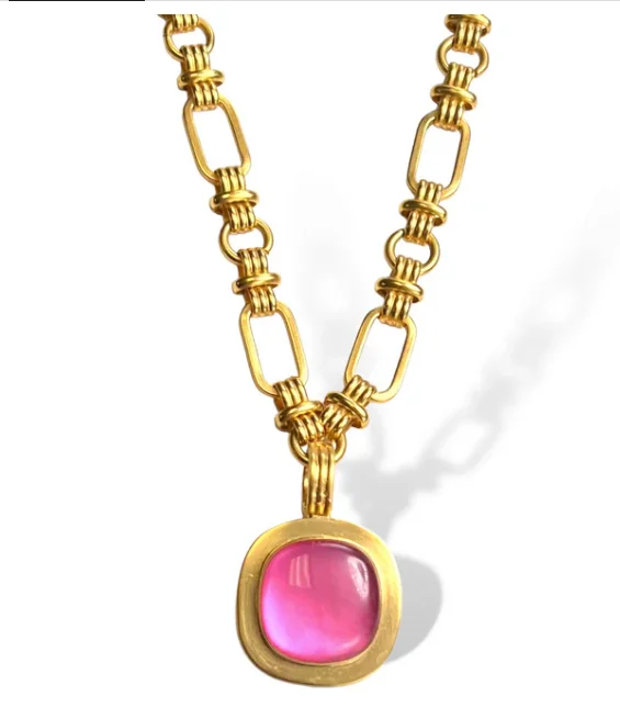 Dina Mackney - Pippa Pink Triplet Necklace