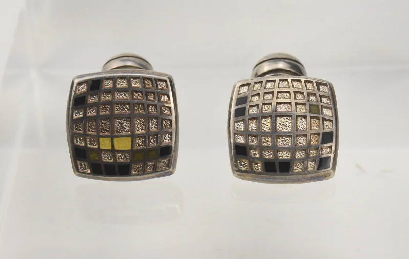 Duchamp - Vintage Sterling Silver Cufflinks in Box