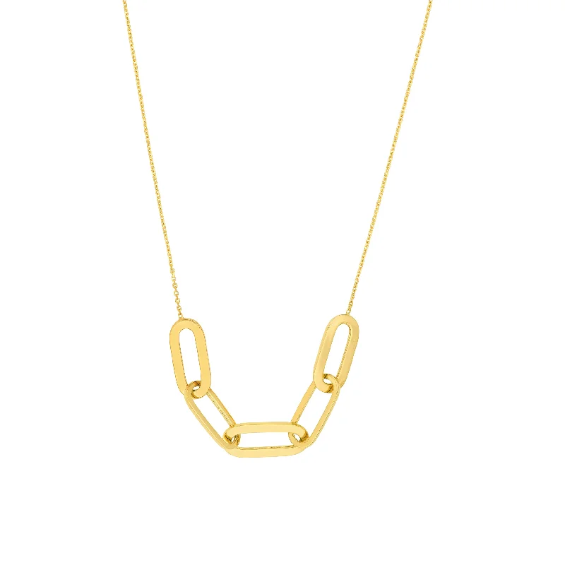 Large Oval Link Element Necklace