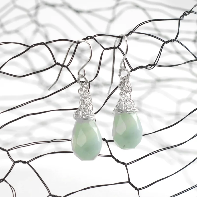 Amazonite mint Earrings