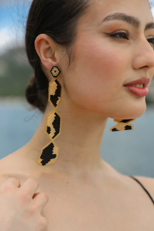 Earrings Tres Horus Golden Vaca